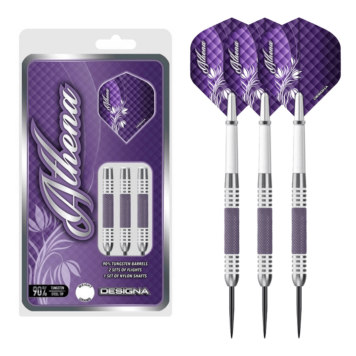 Designa Athena V2 M1 - 90% Tungsten Steel Tip Darts 23 Grams Darts