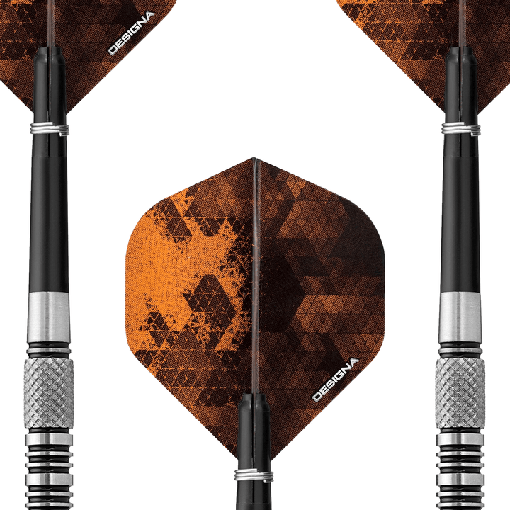 Designa Crusader V2 M3 Steel Tip Darts - 80% Tungsten - 20 Grams Darts