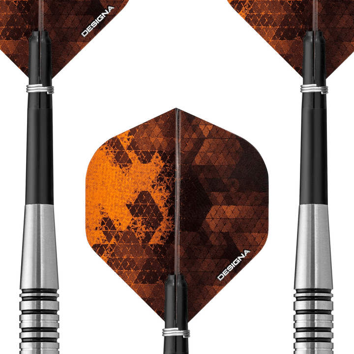 Designa Crusader V2 M5 Steel Tip Darts - 80% Tungsten - 22 Grams Darts