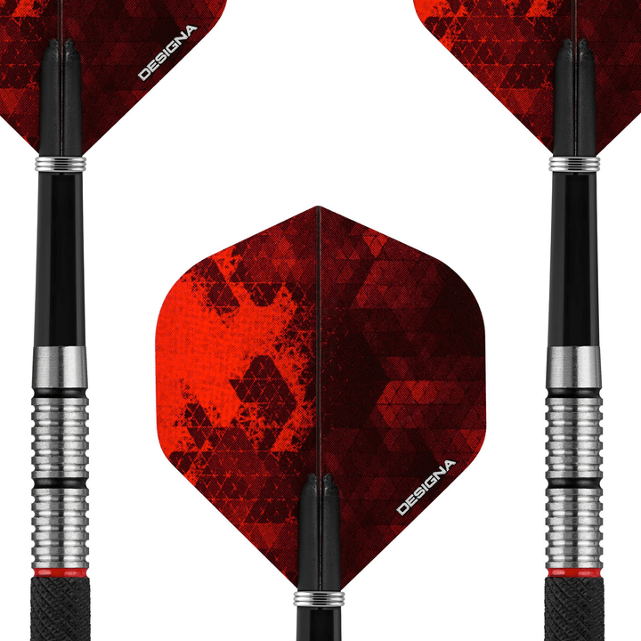 Designa Vampires V2 M3 Steel Tip Darts - 90% Tungsten - 23 Grams Darts