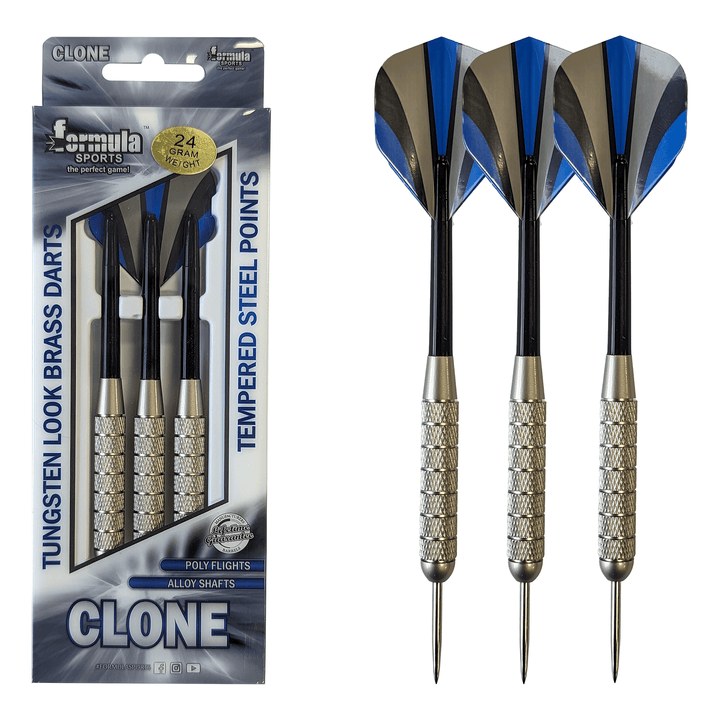 Formula Sports Clone - Brass Barrel Steel Tip Darts 24 Grams Darts