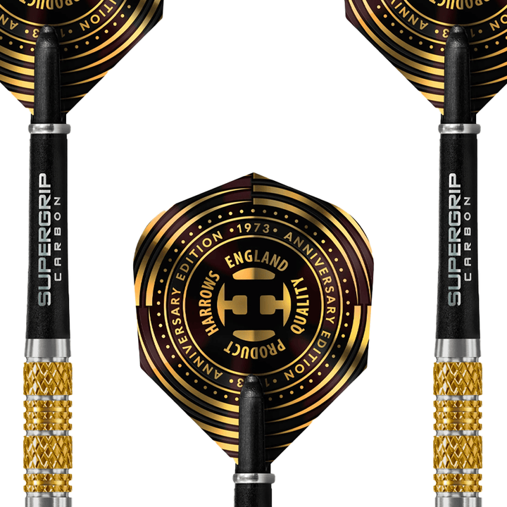 Harrows Atlantis Gold Titanium Anniversary Edition - 95% Tungsten  Steel Tip Darts Darts