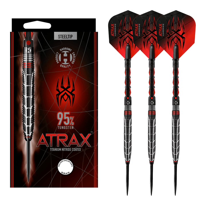 Harrows Atrax - 95% Tungsten Steel Tip Darts Darts