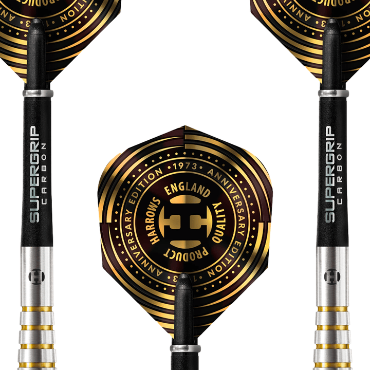 Harrows Boxer Bomb Gold Titanium Anniversary Edition - 90% Tungsten  Steel Tip Darts Darts