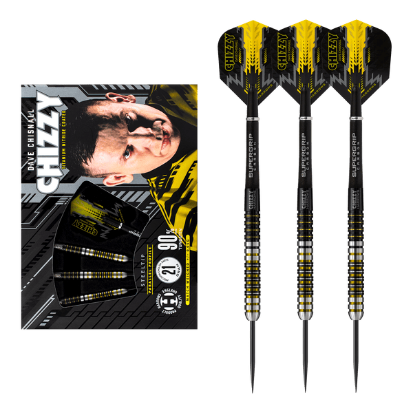 Harrows Chizzy Steel Tip Darts - 90% Tungsten - 21 Grams Darts