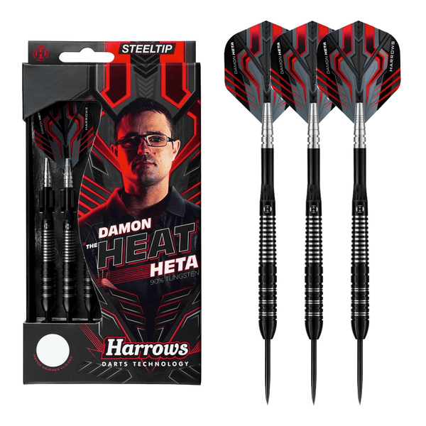 Harrows Damon Heta Steel Tip Darts - 90% Tungsten - 21 Grams Darts