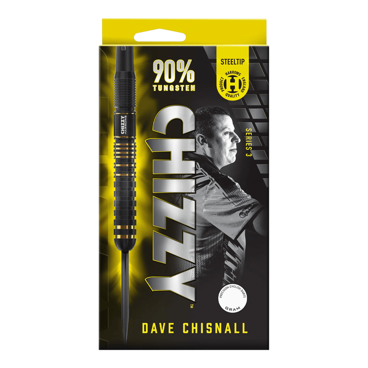 Harrows Dave Chisnall Chizzy Series 3 - 90% Tungsten Steel Tip Darts Darts