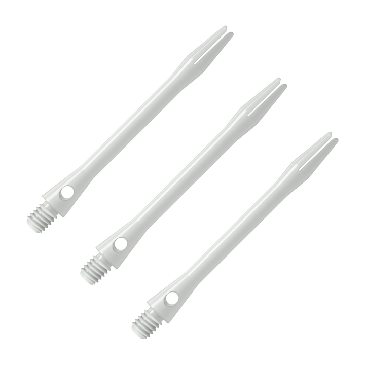 Harrows Keramic - Aerospare Alloy Dart Shafts Intermediate (41mm) / White Shafts