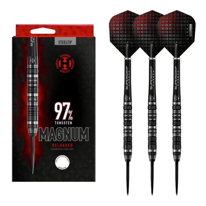 Harrows Magnum Reloaded - 90% Tungsten Steel Tip Darts 21 Grams Darts