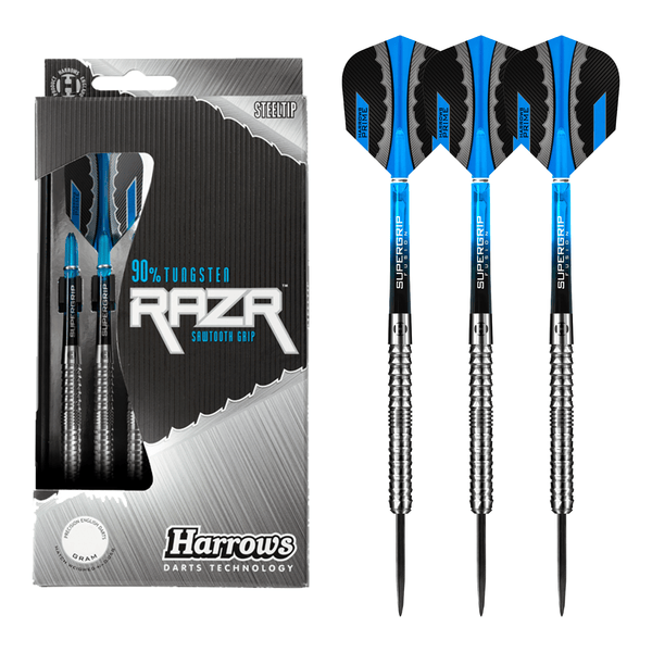 Harrows Razr Parallel Barrel - 90% Tungsten Steel Tip Darts 21 Grams Darts