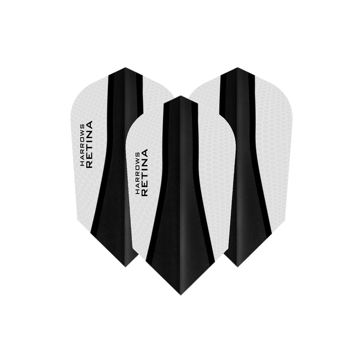 Harrows Retina X - Dart Flights Clear / Slim Flights