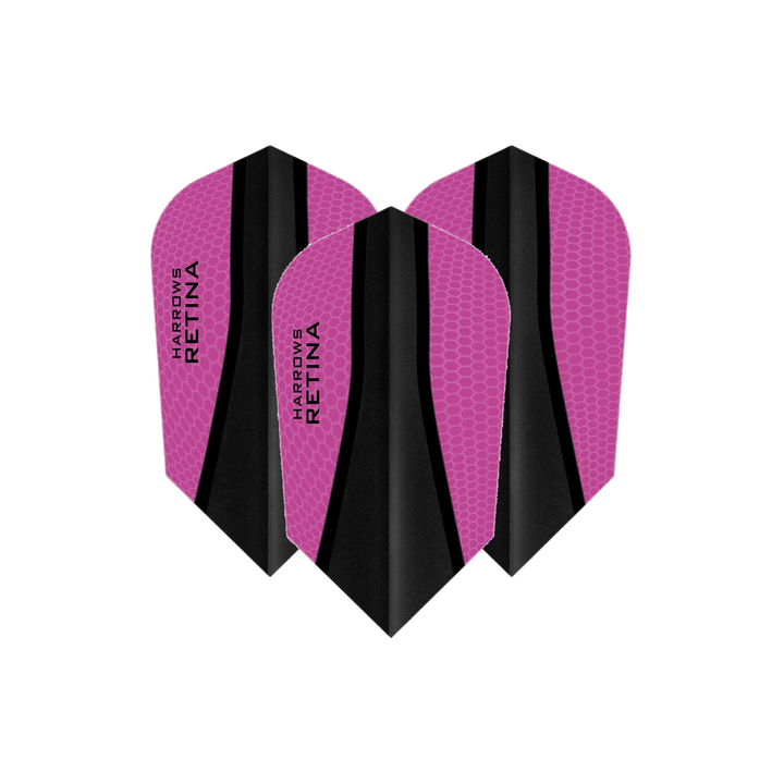 Harrows Retina X - Dart Flights Pink / Slim Flights