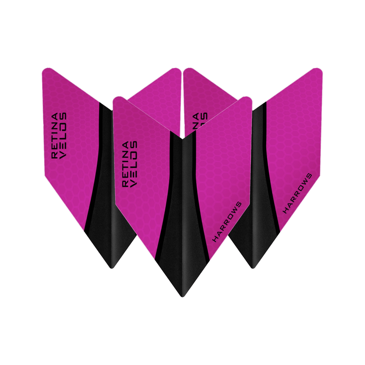 Harrows Retina X - Dart Flights Pink / Velos Flights