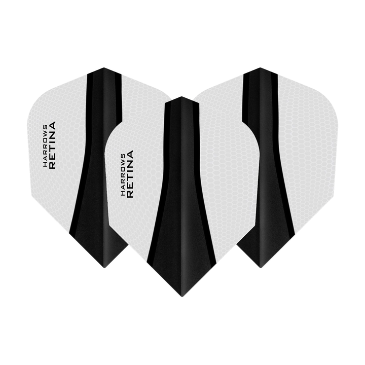 Harrows Retina X No. 6 Dart Flights Clear Flights