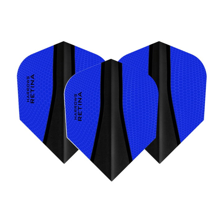 Harrows Retina X No. 6 Dart Flights Dark Blue Flights