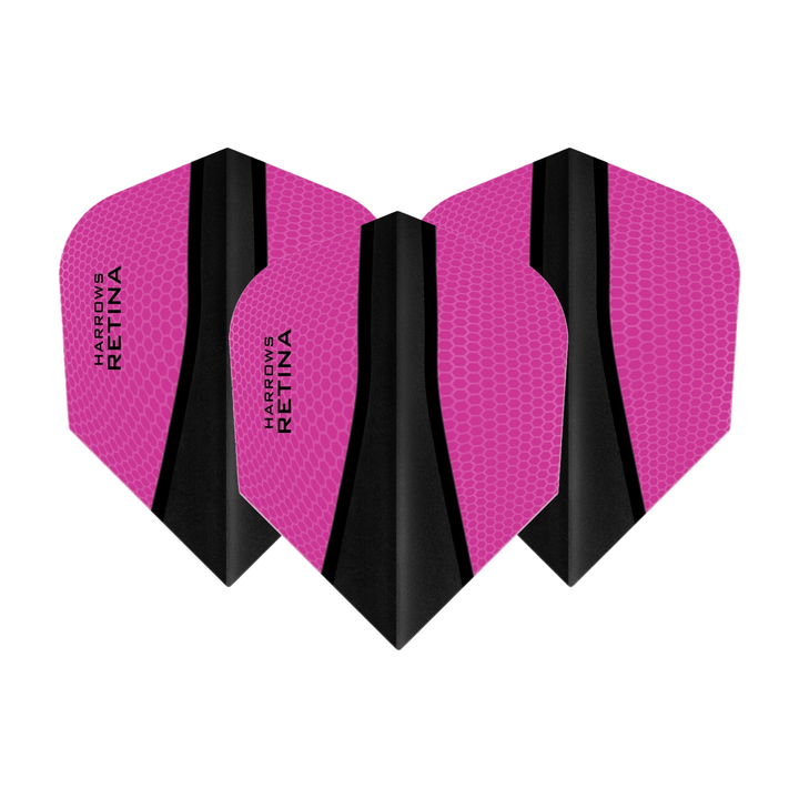 Harrows Retina X No. 6 Dart Flights Pink Flights