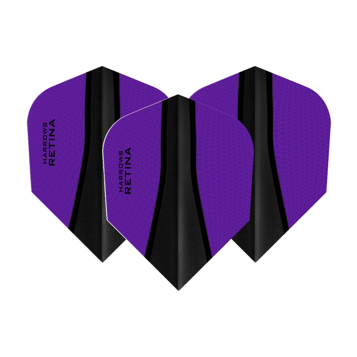 Harrows Retina X No. 6 Dart Flights Purple Flights