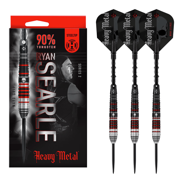 Harrows Ryan Searle Series 2 - 90% Tungsten Steel Tip Darts 22 Grams Darts