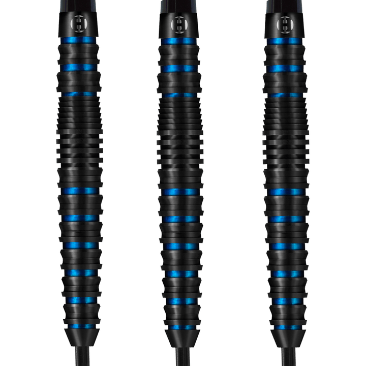 Harrows Spina Black Steel Tip Darts - 90% Tungsten - 21 Grams Darts