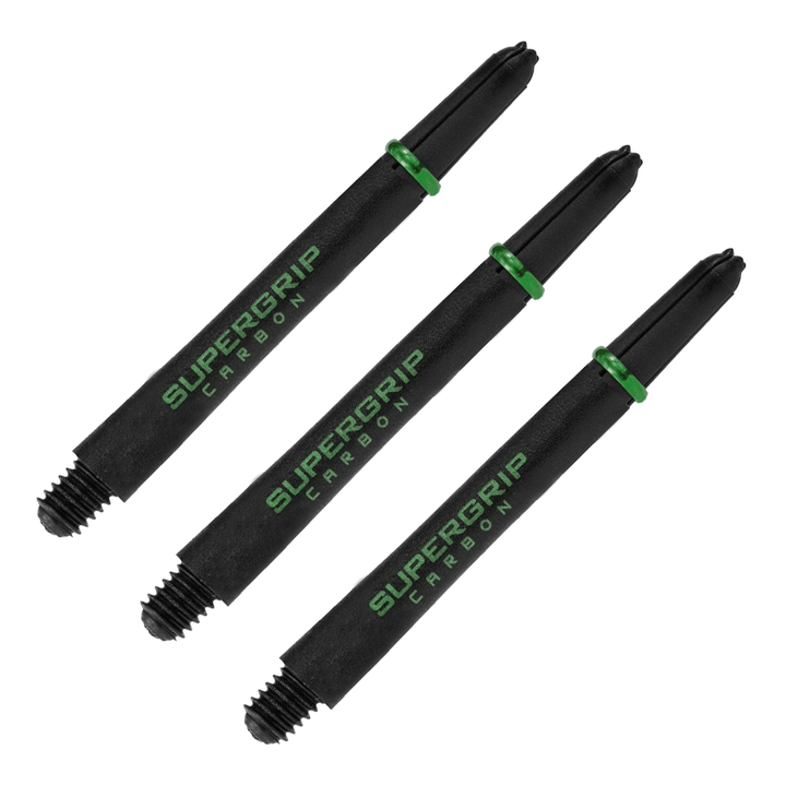 Harrows Supergrip Carbon - Carbon Composite Dart Shafts Green / Medium (47mm) Shafts