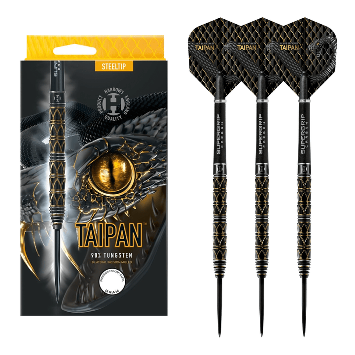 Harrows Taipan - 90% Tungsten Steel Tip Darts 21 Grams Darts