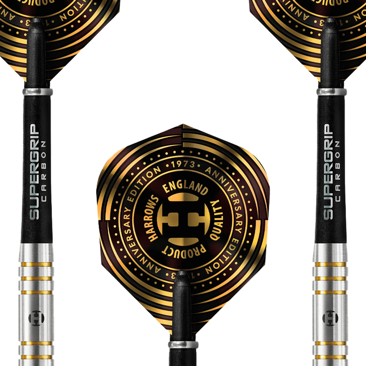 Harrows The Original Gold Titanium Anniversary Edition - 90% Tungsten  Steel Tip Darts Darts