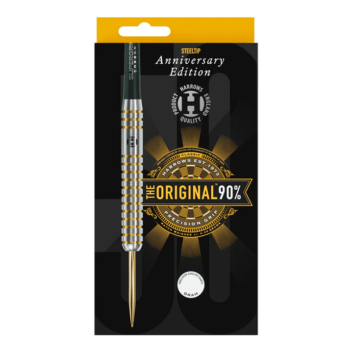 Harrows The Original Gold Titanium Anniversary Edition - 90% Tungsten  Steel Tip Darts Darts