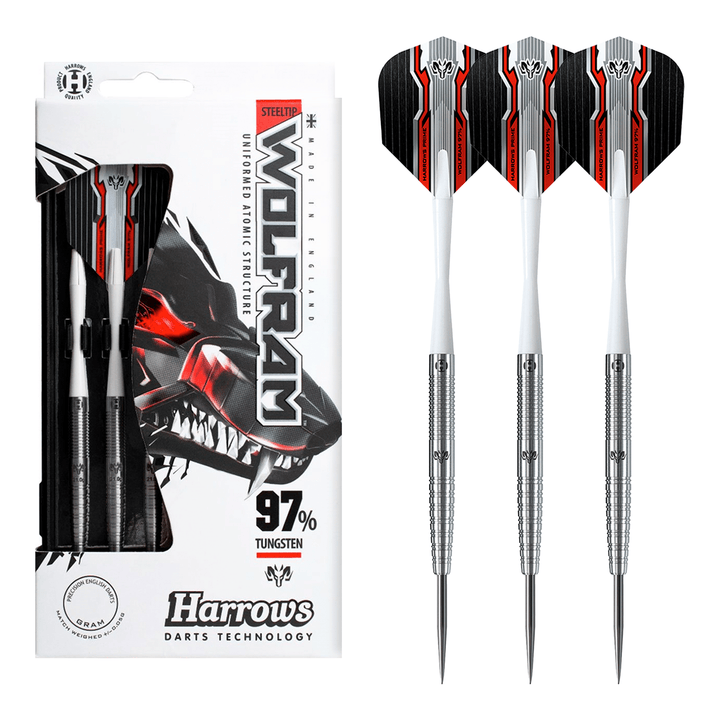 Harrows Wolfram - 97% Tungsten Steel Tip Darts 21 Grams Darts