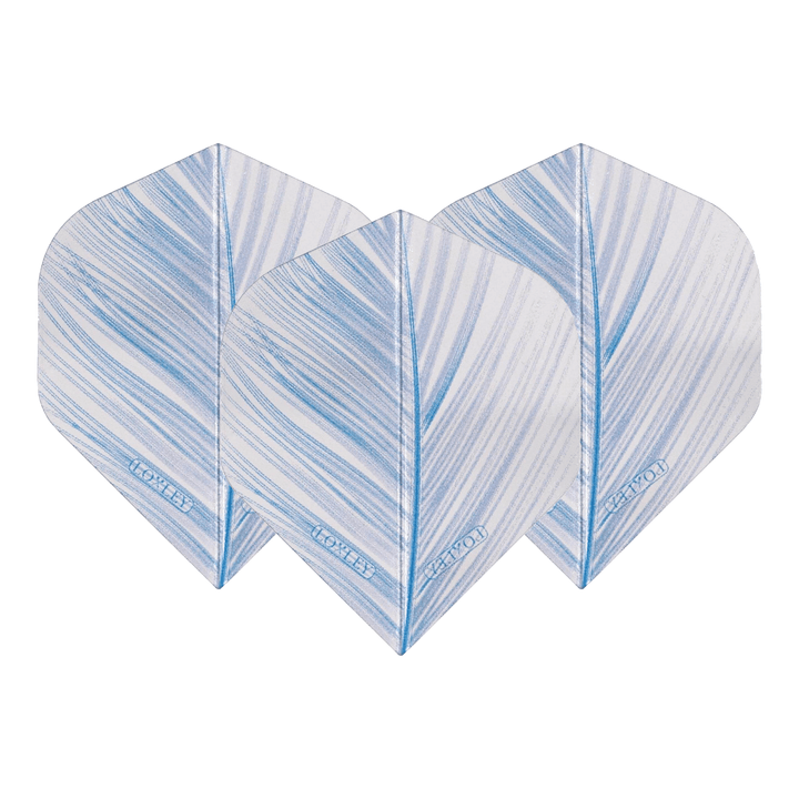 Loxley Feather - Dart Flights Standard / Transparent Blue Flights