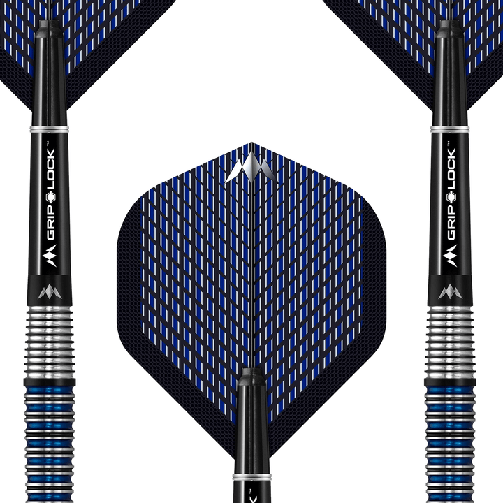 Mission Nightfall M3 Steel Tip Darts - 90% Tungsten - 23 Grams Darts