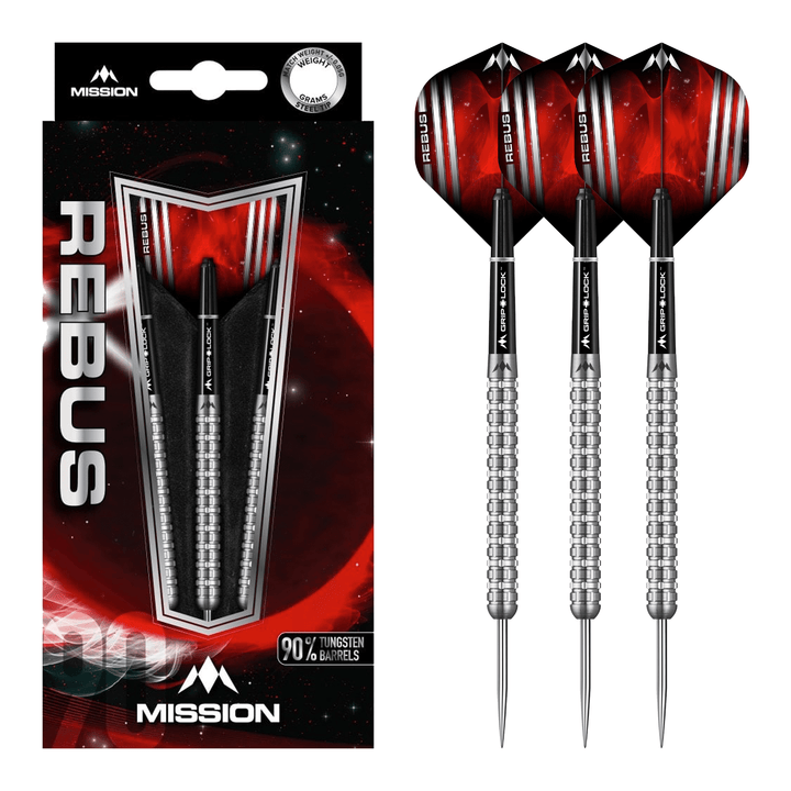 Mission Rebus M3 - 90% Tungsten Steel Tip Darts 21 Grams Darts