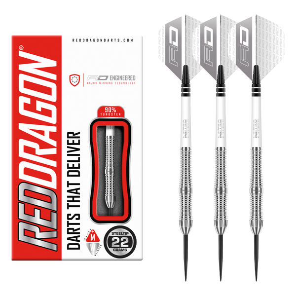 Red Dragon Amari - 90% Tungsten Steel Tip Darts 22 Grams Darts