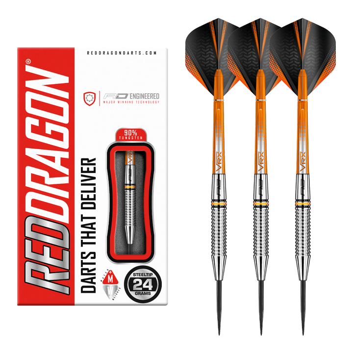 Red Dragon Amberjack 17 - 90% Tungsten Steel Tip Darts Darts