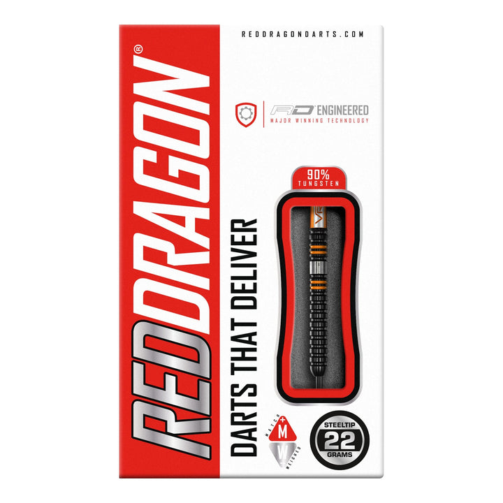 Red Dragon Amberjack Pro 1 Parallel Barrel - 90% Tungsten Steel Tip Darts Darts