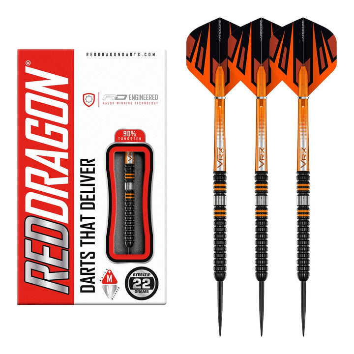 Red Dragon Amberjack Pro 1 Parallel Barrel - 90% Tungsten Steel Tip Darts Darts