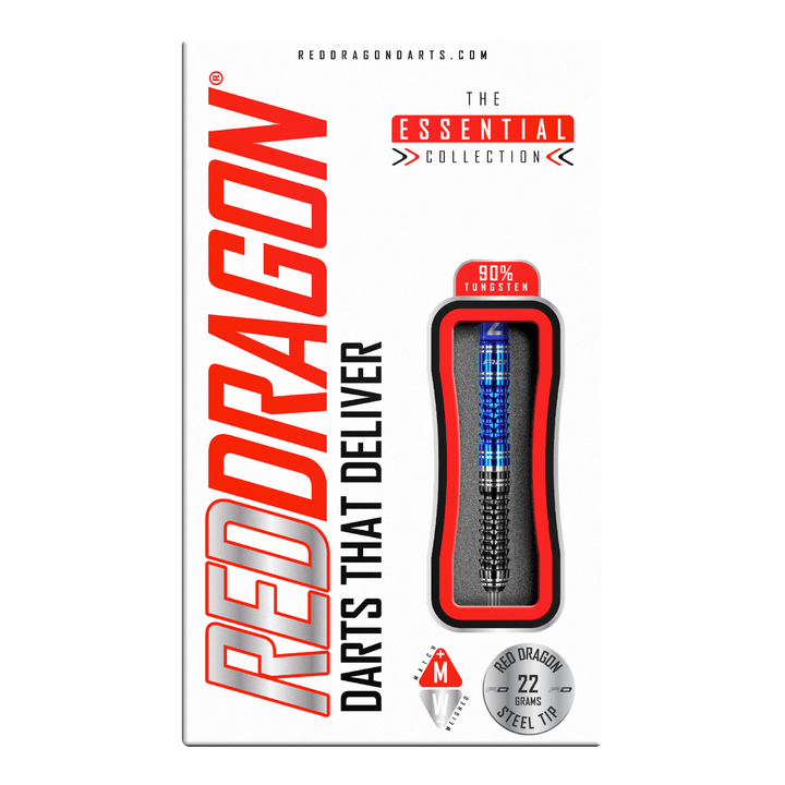 Red Dragon Delta 1 Steel Tip Darts - 90% Tungsten - 22 Grams Darts