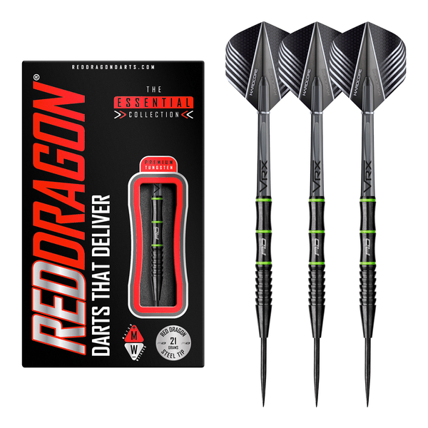 Red Dragon Freestyle Steel Tip Darts - 90% Tungsten - 21 Grams Darts