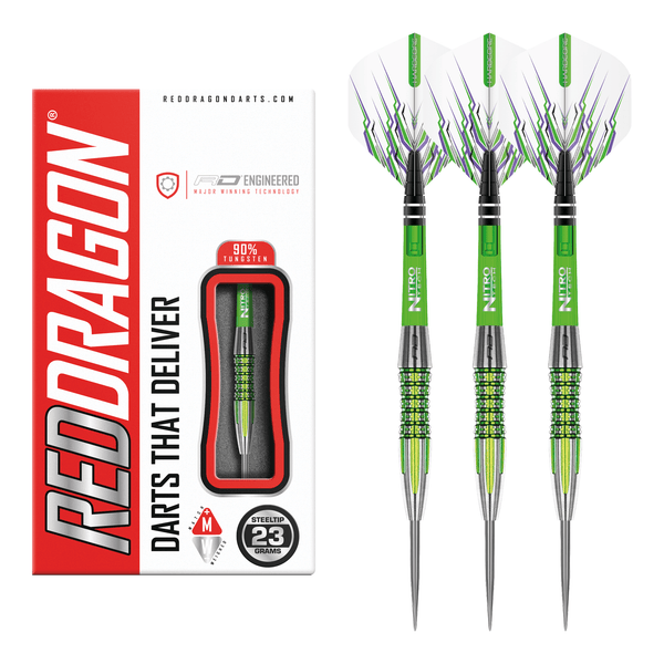 Red Dragon Fusion Plus - 90% Tungsten Steel Tip Darts 25 Grams Darts