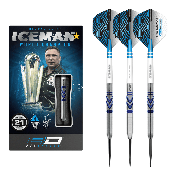 Red Dragon Gerwyn Price Avalanche Pro - 90% Tungsten Steel Tip Darts Darts