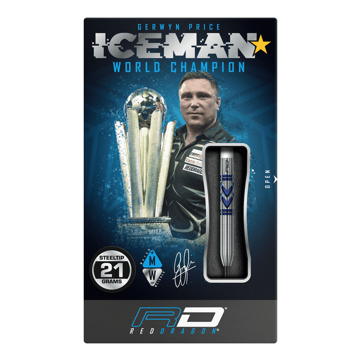 Red Dragon Gerwyn Price Avalanche Pro - 90% Tungsten Steel Tip Darts Darts