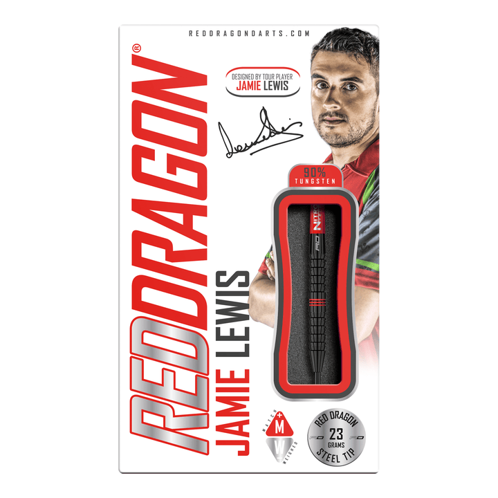 Red Dragon Jamie Lewis - 90% Tungsten Steel Tip Darts Darts