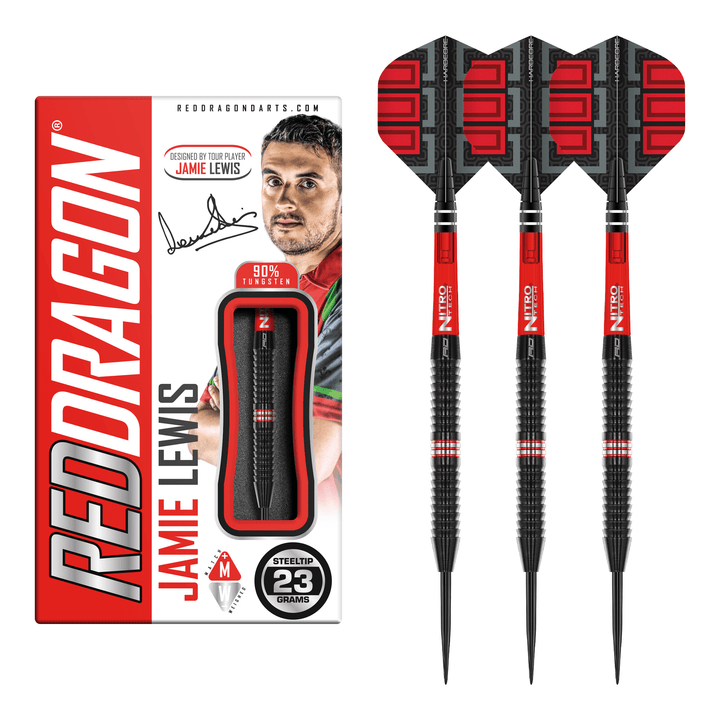 Red Dragon Jamie Lewis Special Edition - 90% Tungsten Steel Tip Darts Darts