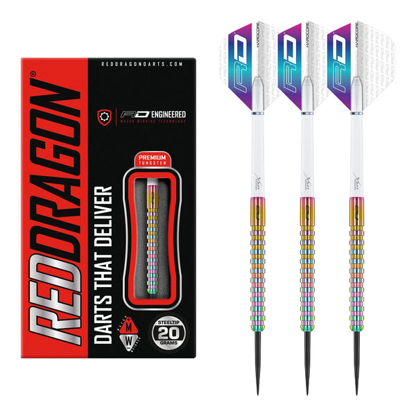 Red Dragon Javelin Spectron - 90% Tungsten Steel Tip Darts 22 Grams Darts