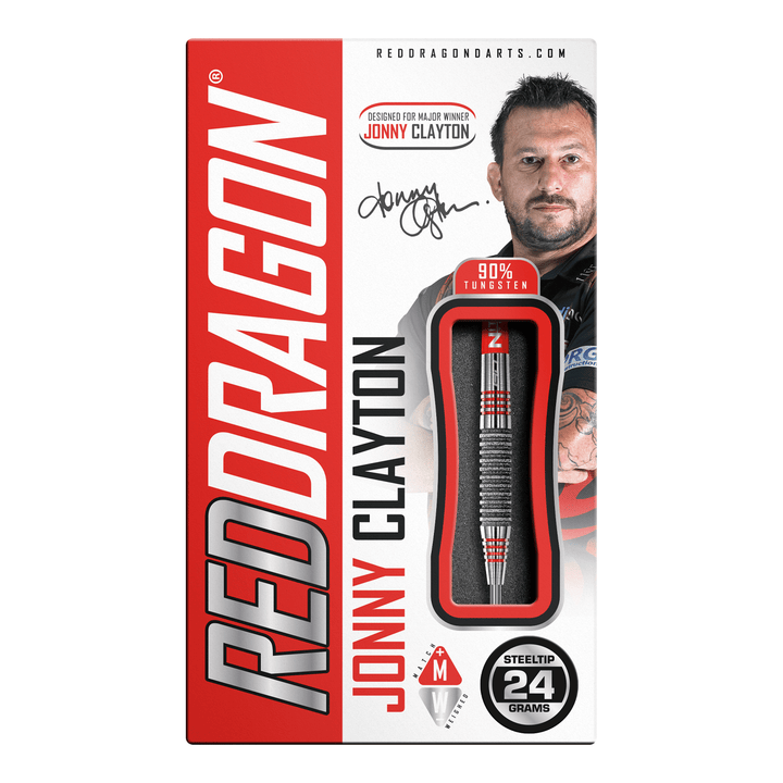 Red Dragon Jonny Clayton Element - 90% Tungsten Steel Tip Darts 24 Grams Darts