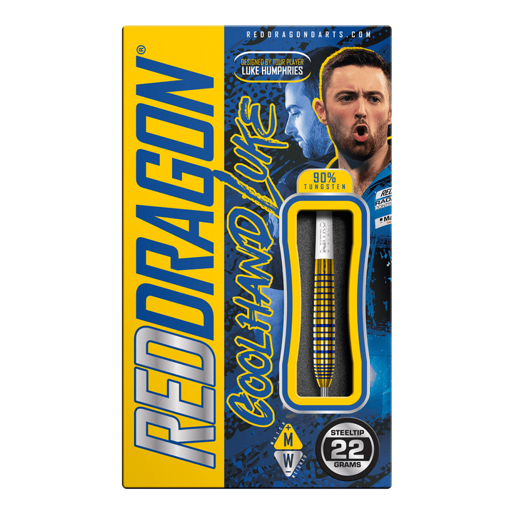 Red Dragon Luke Humphries TX3 Gold - 90% Tungsten Steel Tip Darts Darts