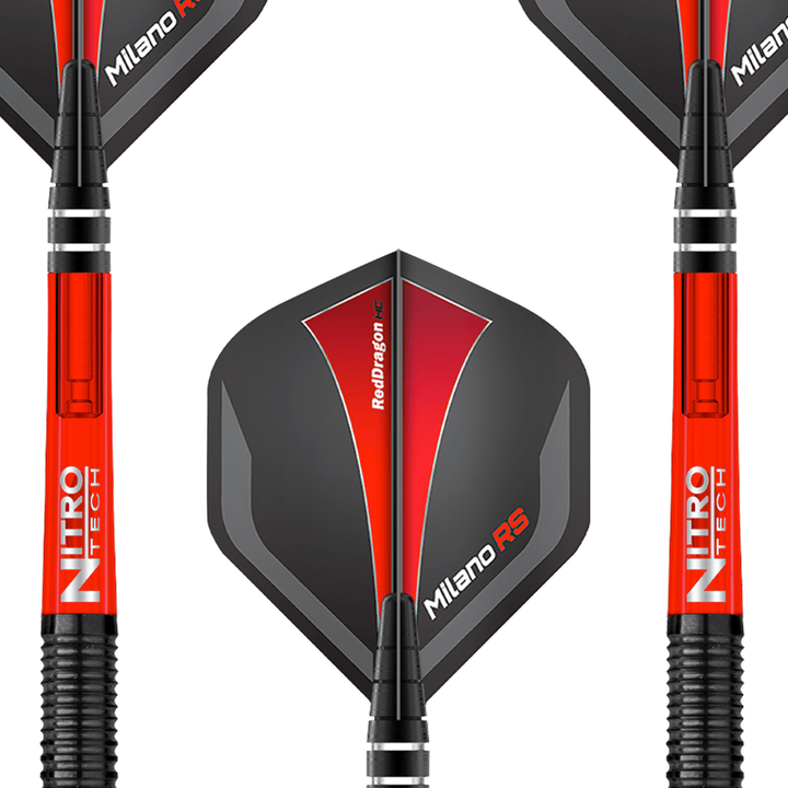 Red Dragon Milano RS Steel Tip Darts - 90% Tungsten - 21 Grams Darts