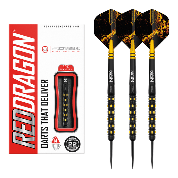 Red Dragon Nirvana - 90% Tungsten Steel Tip Darts 23 Grams Darts