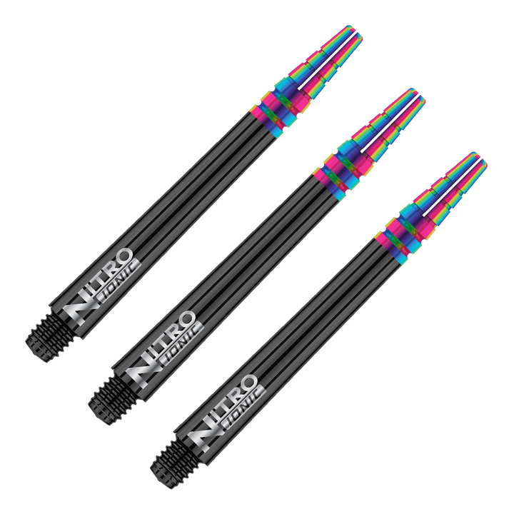 Red Dragon Nitrotech Ionic - Polycarbonate Dart Shafts Black / Medium (42mm) Shafts