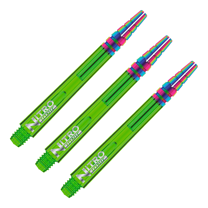 Red Dragon Nitrotech Ionic - Polycarbonate Dart Shafts Green / Medium (42mm) Shafts