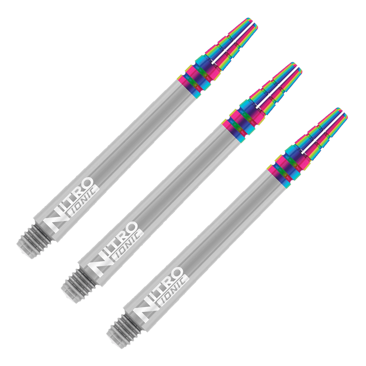 Red Dragon Nitrotech Ionic - Polycarbonate Dart Shafts White / Medium (42mm) Shafts